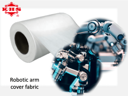 Tela para cubrir el brazo robótico